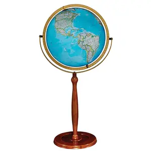 National Geographic Chamberlin 16 inch Illuminated Floor Standing World Globe