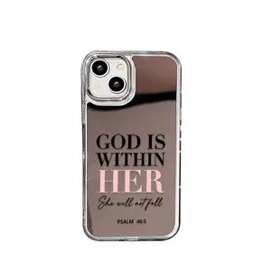 Good Luck Streak Mirror Pattern Smartphone Case - Shockproof, Stylish, Protective, Durable USA-Made Tech Accessory for iPhone 11-16 Pro Max, iPhone 17, Ideal Gift Cellphone Accessories