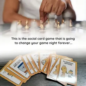 Board Games For Family, Go Fish Card Game For Adults -Classic Interactive Party Game For 2-8 Players, No Props Needed, Travel-Friendly Sturdy Box - Perfect For Game Nights, Birthdays & Icebreaker Activities