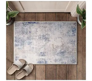 Sorbus 2x3 ft Welcome Mat Rug for Entryway, Machine Washable