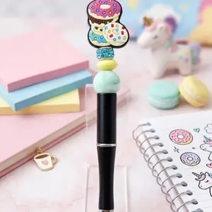Sweet Treats Beaded Pen | Donut & Dessert Handmade Planner Pen