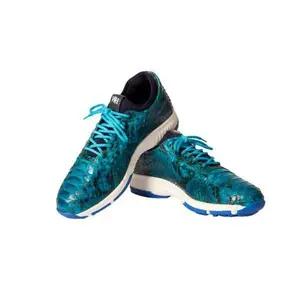 W&H Men's Viper - Python Golf Shoes in Teal