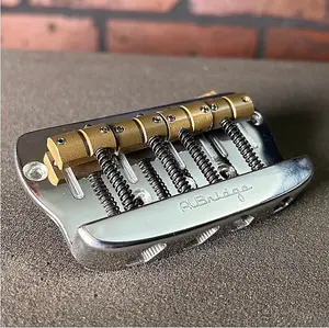 AlBridge Parts super light SMM420 “Music Man Style” 4-String Bridge For Sterling, OLP, and Overseas Basses (SMM420)