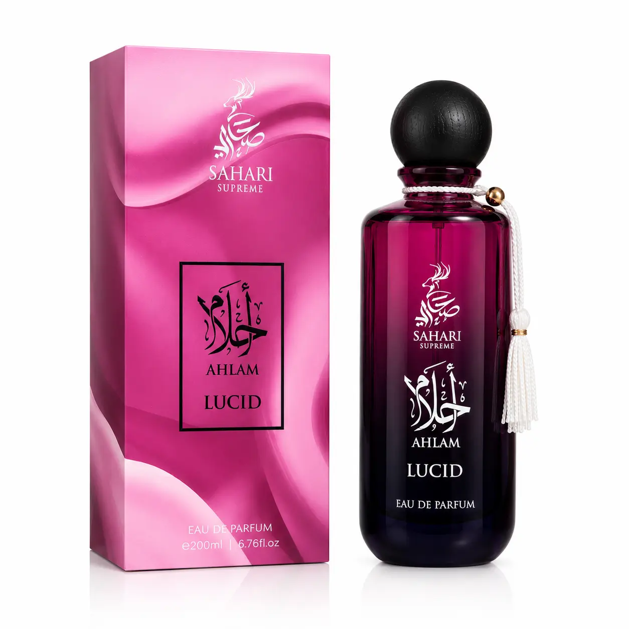Sahari Supreme Ahlam Lucid Eau de Parfum 200ml | Luxury Arabian Perfume for Women | Long Lasting Floral Oriental Fragrance