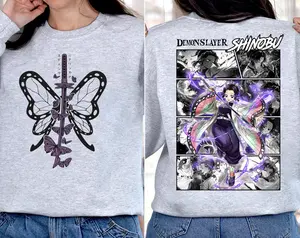 Shinobu Demon Slayder Anime art Character T-Shirt