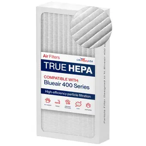 Classic 400 Series HEPA Particle Filter Replacement Compatible with Blueair Air Purifier Models 402, 403, 405, 410, 450E, 455EB, 480i by LifeSupplyUSA