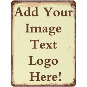 Custom Metal Sign Personalised Tin Plaque Wall Art Home Decor Garden Farm Warning Outdoor Plaque Garage Cafe Bar Man Cave Decor Gift Ideas