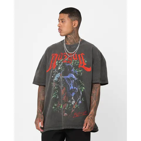 73Studio X The Lord Of The Rings Nazgul Heavyweight Vintage T-Shirt Black Wash