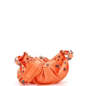 Pre-owned Balenciaga Leather Shoulder Bags Le Cagole Giant Studs Shoulder Bag XS by Rebag