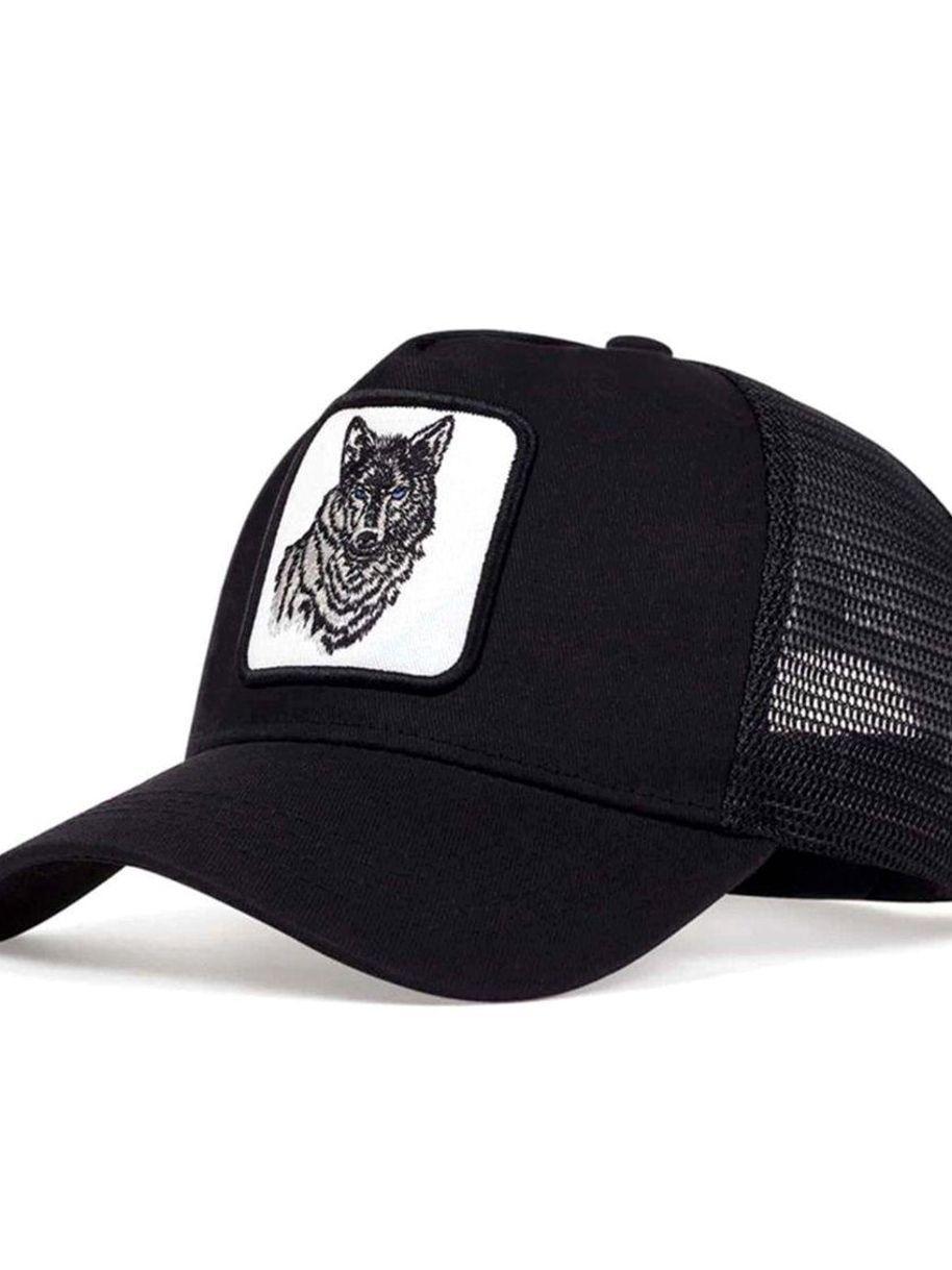 Men's Wolf Pattern Baseball Cap, Fashion Casual Hat, Suitable for Sports and Daily Wear, Unique Design for Outdoor Activities