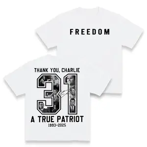 Freedom CK Sweatshirt, True Patriot Graphic Tee, Rest In Peace, Justice Political Memorial, American flag Trending Made In USA For Women For Men [180G 100% cotton, lightweight and breathable, soft and comfortable]