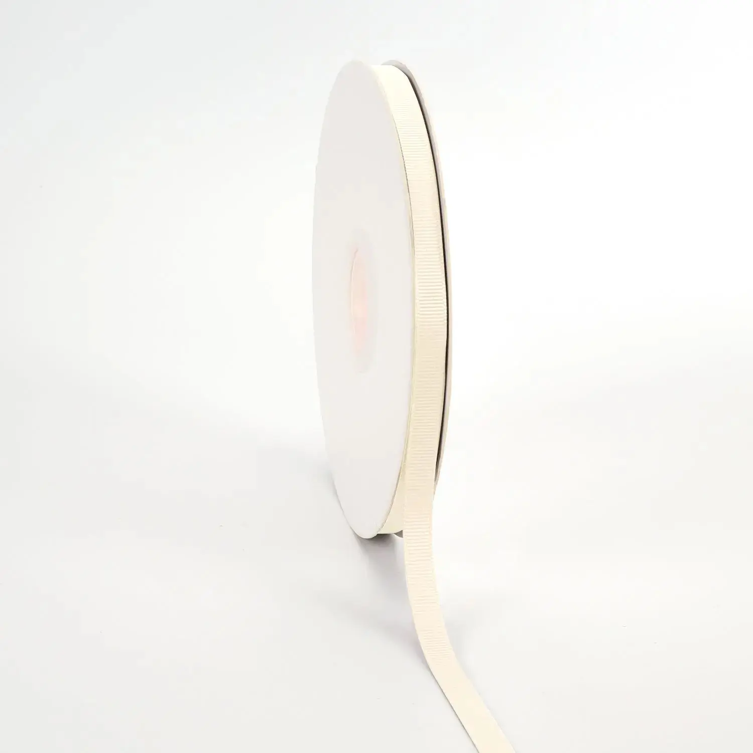Textured Grosgrain Ribbon - Ivory (810), Grosgrain Material for Decorating, DIY Projects, Embellishments, Gift Wrapping