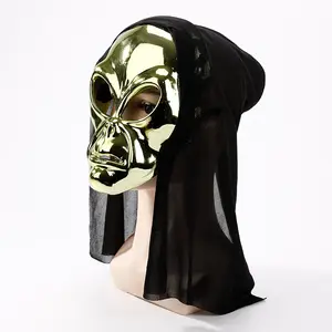 Scary Mask Party Prank Ghost Face Hooded Mask