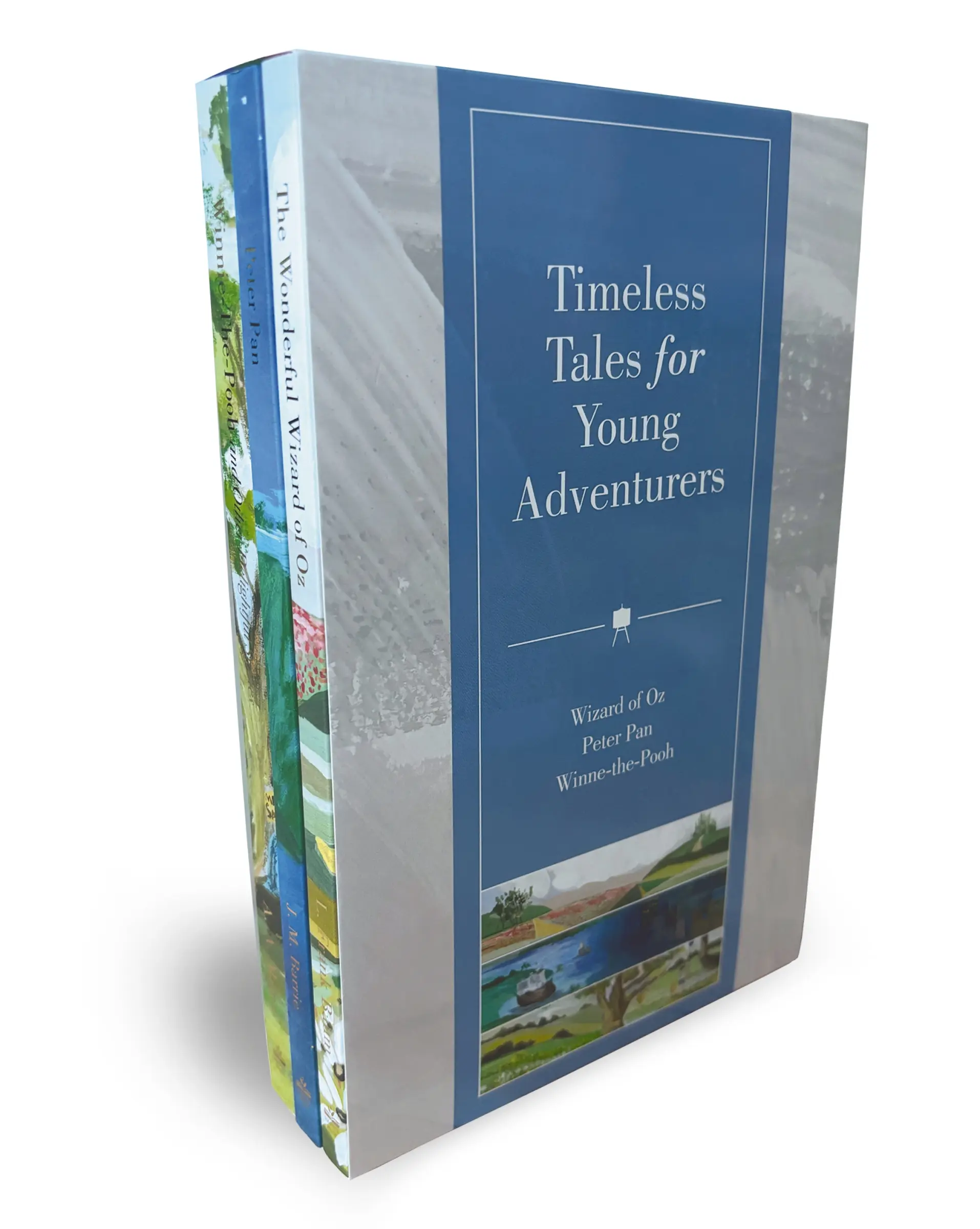 Timeless Classics: Harper Muse Painted Kids Set: Winnie-the-Pooh and Other Delightful Stories, Peter Pan, and The Wonderful Wizard of Oz (Harper Muse Classics: Painted Editions) by A. A. Milne||J. M.  Barrie||L. Frank Baum||Ernest Howard Shepard||Laci Fo