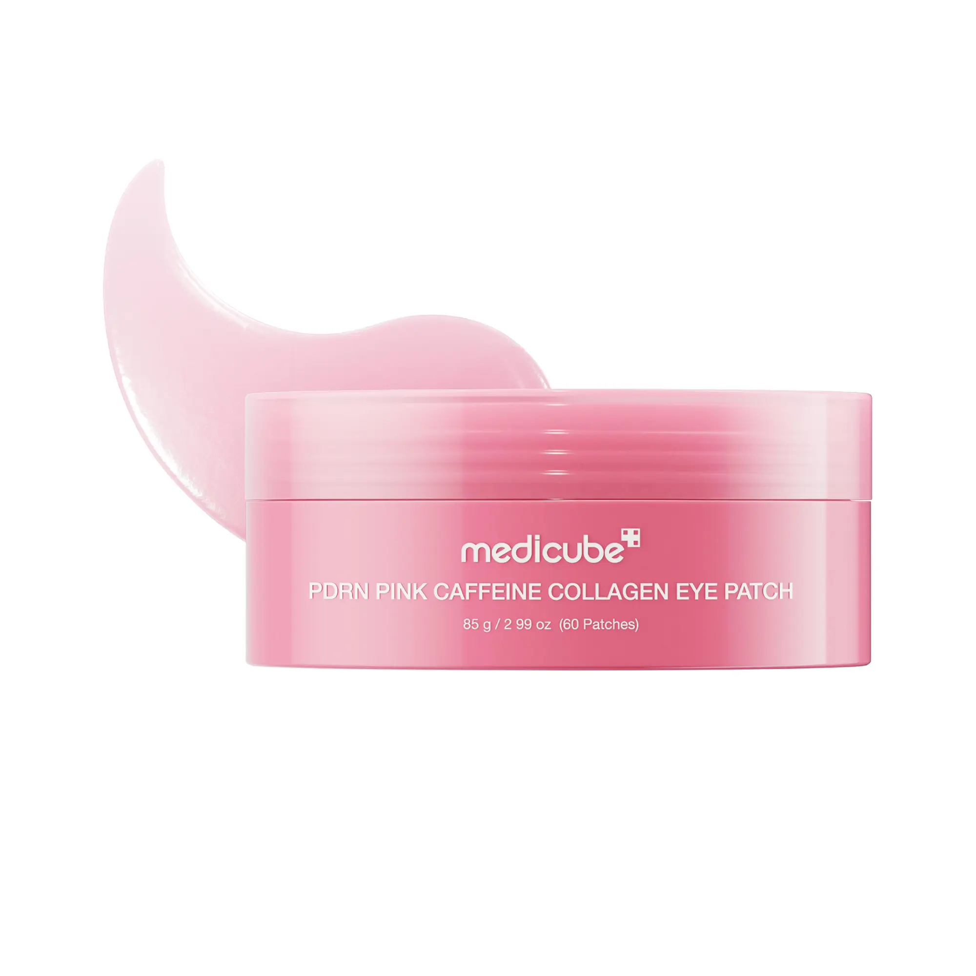 [NEW] [medicube] PDRN Pink Caffeine Collagen Eye Patch for Night CareㅣFuller-Looking Eye Area, Under-Eye Puffiness, Dark Circles Care for Smooth, Radiant & Youthful-Looking | Korean Skincare, K-Beauty
