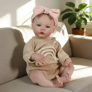 [WOOROY] Reborn Baby Doll Clearance - 18 In Lifelike Newborn Baby Girl, Real Life Baby Dolls with Soft Weighted Body, Birthday & Christmas Gift Set for Kids Age 3 babydoll