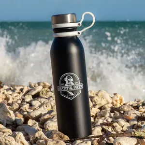 Dive Helmet 25-oz. Stainless Steel Water Bottle Drinkware Reusable Portable
