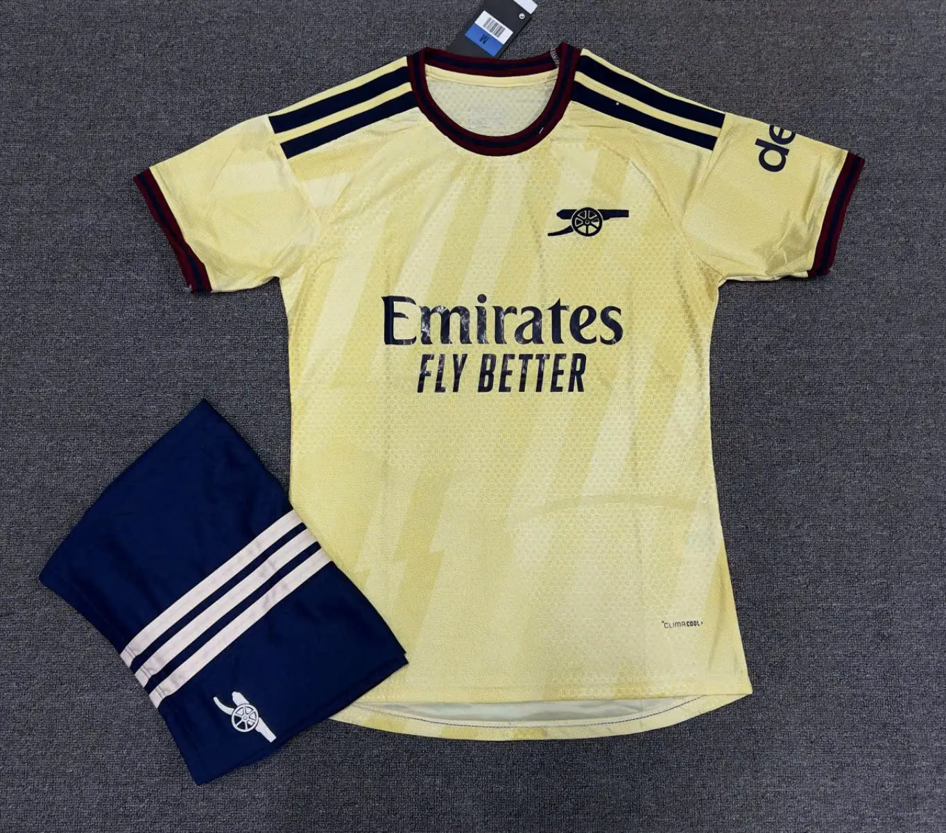 Arsenal FC 2026/27 Fan Version Away Soccer Jersey Shorts Set Breathable Fan Apparel
