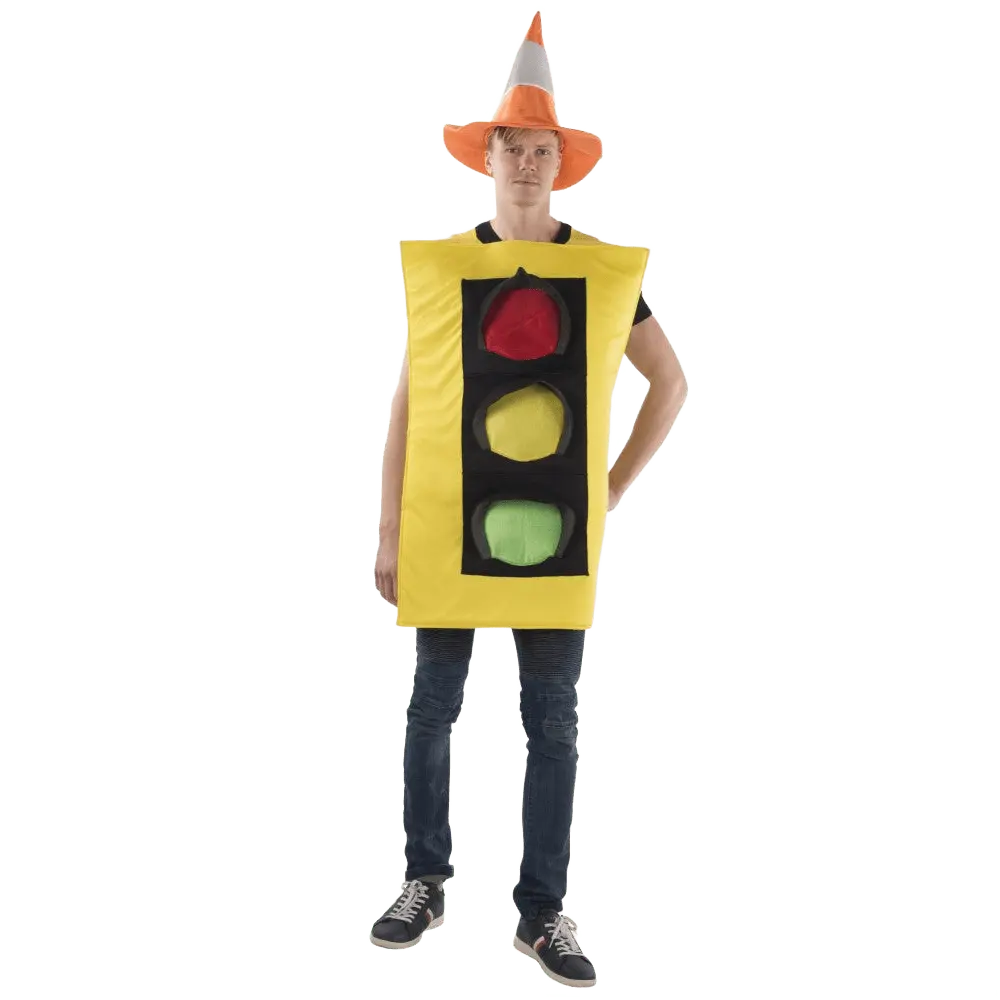 Traffic Light Costume Dress For Adults - Colorful Tunic with Cone Hat - Funny Novelty Outfit for Halloween, Role Play, Cosplay & Fantasy Theme Party - Menswear - TikTok Shop Traffic Light Costume Dress For Adults - Colorful Tunic with Cone Hat - Funny Novelty Outfit for Halloween, Role Play, Cosplay & Fantasy Theme Party - Menswear - TikTok Shop