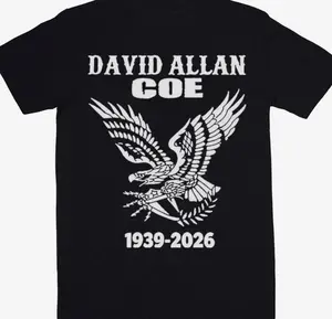 Rare David Allan Coe R.I.P 1939 2026 Collection  S-5XL Tee D