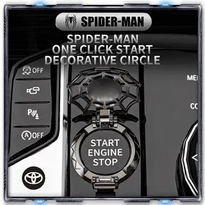 Car start protection cover ignition switch button decoration For Toyota C-hr Prado Rav4 Yaris Hilux Prius Avensis Corolla Camry