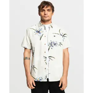 Apero Organic Classics Short Sleeve Shirt - Silver Birch Print