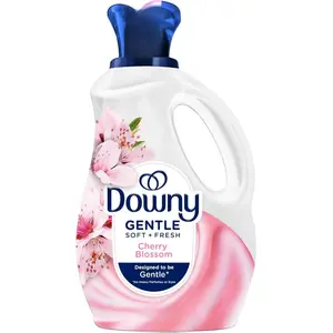 Downy Gentle Soft + Fresh Fabric Softener Liquid Cherry Blossom Scent 56 FL OZ 83 Loads Dermatologist Tested Gentle on Skin