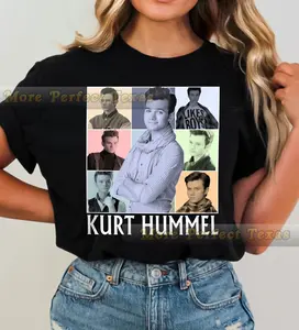 Kurt Hummel 2 T-Shirt Black Retro Tee Vintage Shirt