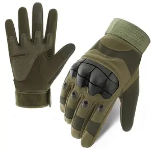 Tactical Gloves Full Finger Outdoor Hiking Cycling Training Half Finger Cut Resistant Abrasion Resistant Anti Slip Protective Touch Screen Gloves for Men Women