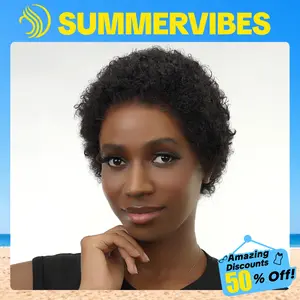 Dultev 13x6 Wear Go Pixie Cut Wigs 009 for Women 180% Density Glueless Lace Front Layered Luxury Beauty Curly HD Human Hair Wig#SummerVibes