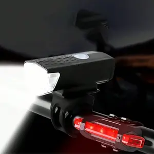 Bicycle Light USB LED Charging Set MTB Road Bike Front Rear Headlight Flashlight Cycling Lights Riding Accessories Rechargeable Bicycle Light