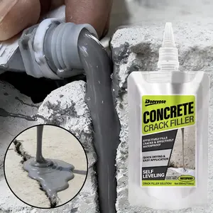 Concrete Crack Filler, 200ml/500ml+tools, Wall Sealing, Hole Repair, Ground Gap Fill, Yard Pothole Fix, Quick Drying, Multi-Purpose Construction Material, Waterproof Solution