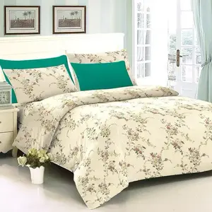 Bed Sheets Set - 6 Pieces with Floral Design, Pink and White Color Scheme, Comfortable and Stylish for a Bedroom
