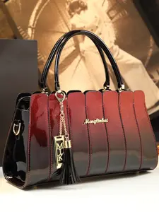 Women's Gradient Patchwork Handbag, New Arrival Sequins Shiny Shoulder Bag, Stylish Handbag, Luxurious Commuter Tote, 2026 Fashion Accessory