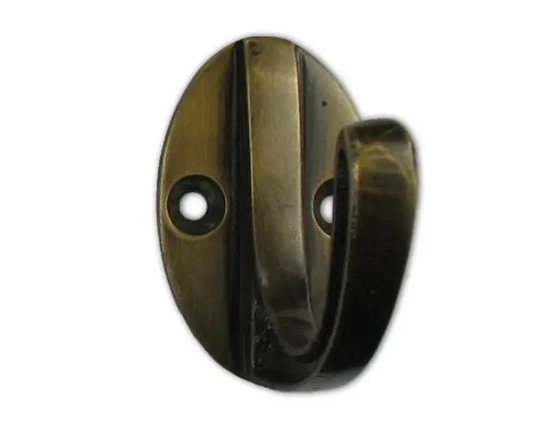 Oval Back Carved - Side Hook