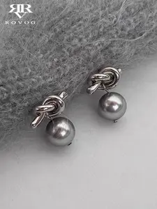 Elegant Pearl Decor Dangle Earrings, Fashionable Jewelry for Women, Trendy All-match & Exquisite Jewelry for Birthday Gift