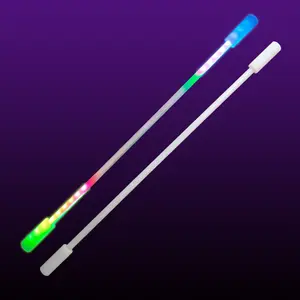 LED Poi LED Staff, Length 47.51 Inches, Stunning Light - Glow Staff Spinning Fun with Remote Control Ideal for Both Beginners and Professional Performers