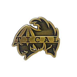 Mblem Split Logo Pin - Single Piece Design with Unique Cutouts for Versatile Use