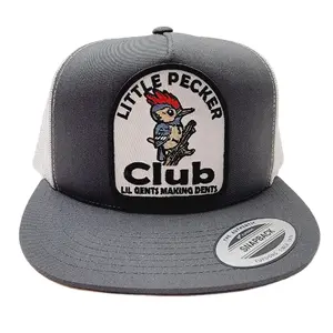 Little Pecker Club Little Gents Making Dents Mesh Snapback Flat Bill Trucker Hat Cap