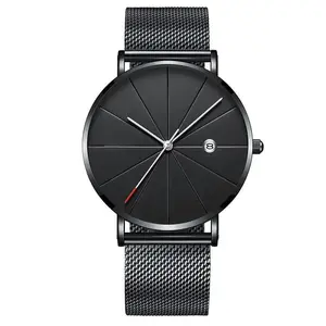 [Free US Shipping] Simple calendar watch unisex creative waterproof quartz watch