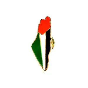 Palestine Palestinian Flag Hard Enamel Badge / Pin / Brooch with premium backing