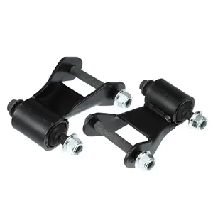 1 Pair Rear Leaf Spring Shackle Kit 22820716 for GMC Sierra for Chevy Silverado 1500 1999-2013 for 2500HD 2001-2004 for Yukon XL for Suburban 2000-2013 Pick Up Leaf Spring