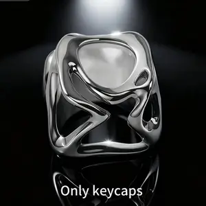 One key Venom Liquid Metal Electroplated Keycaps Electroplating process cross-interfaceABSMaterial