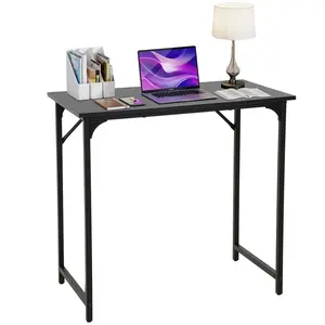 BestOffice 32/39/47 inch Computer Desk Study Writing Table Adjustable Feet Modern Furniture for Home Office Small Space Vintage Black Gold Nature Pink White