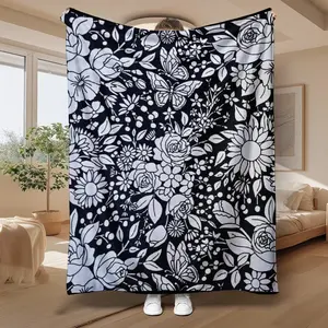 Washable  Flannel Blanket, Creative Art Craft Kit, Suitable for Children and Adults, Holiday Gift