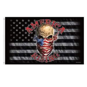 America Rising Flag 3x5 Feet Iconic Motif Display for Events & Gatherings Perfect for Various Settings