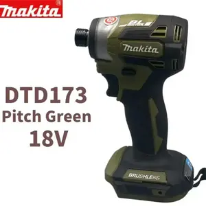 Makita DTD173 3-Speed Cordless Impact Driver 18V LXT BL Brushless Motor Electric Drill (Tool Only)-Green