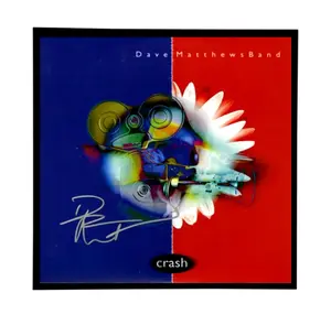 Autographed Dave Matthews Crash Album Cover