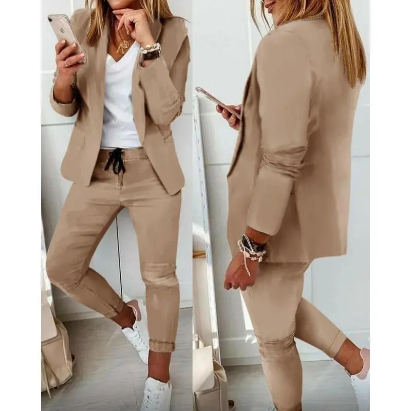 2025 New Casual Suit Women's Blazer Set YKT712