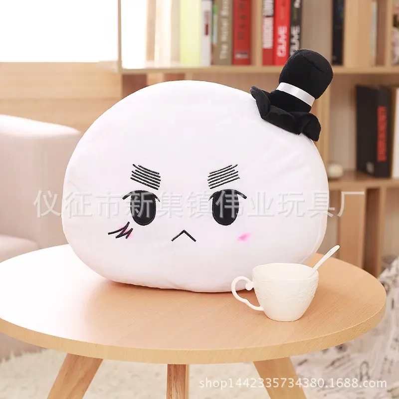 Hetalia Chibi Country Mochi Pillow - Cute Expression Round Cushion, Chibi Stuffed Toys for Collectors
